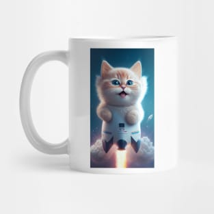 rocket kitten Mug